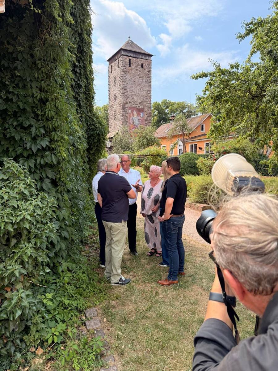 Fotoshooting am Turm