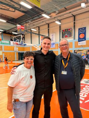 Beim Basketball